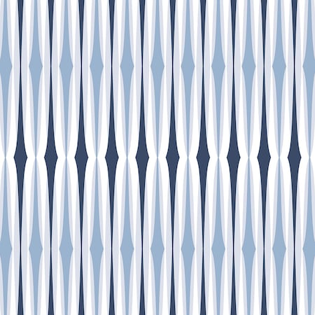 Manhattan Comfort Nanterre, Vinyl Century Stripe Wallpaper, 205 In X 33 Ft = 56 Sq Ft Nanterre